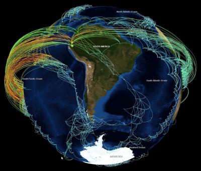 Climate network visualization by CGV