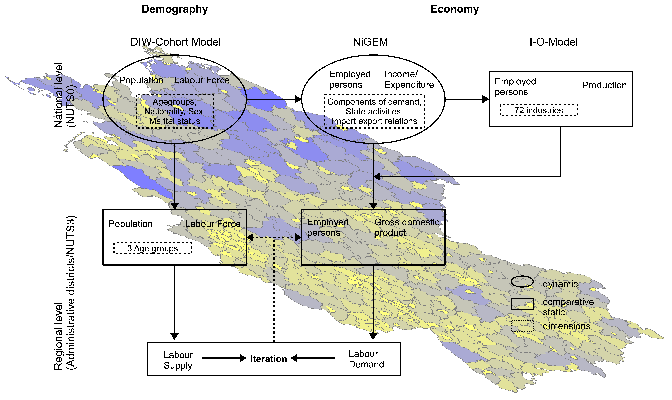 Illustration of the model structure of REGE